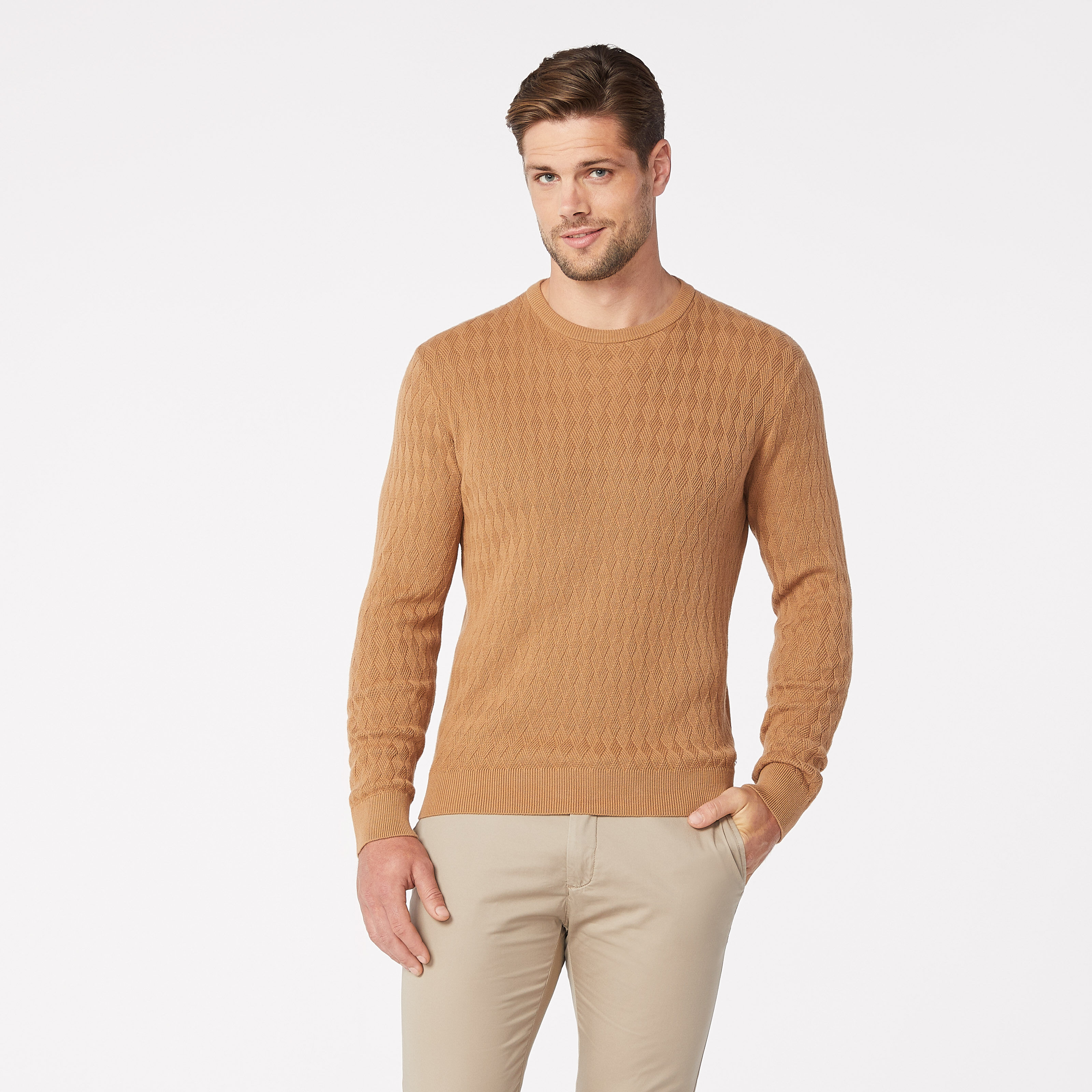 Sand coloured jumper on sale